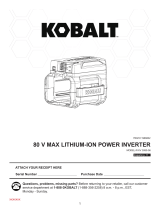 Kobalt KIV 3080-06 Operating instructions