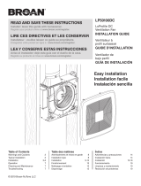 Broan  LP50100DC  Installation guide