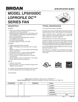 Broan  LP50100DC  Specification