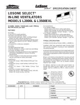 Broan L2000L Operating instructions