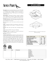 Aero Pure AP124-SL W Dimensions Guide
