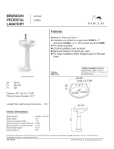 Barclay 3-2066WH Dimensions Guide