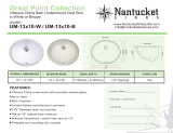 Nantucket Sinks UM-13x10-W User manual