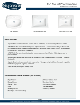 Superior Sinks SP-2118-3 Installation guide