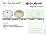 Nantucket UM-15X12-W Dimensions Guide