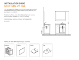 Virtu USA MS-2136L-DWQRO-GR-NM Installation guide