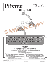 Pfister S10-400K Installation guide