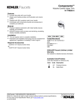 Kohler K-T78025-4-BL Dimensions Guide