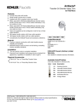 Kohler T72770-4-CP Dimensions Guide