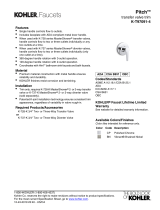 Kohler K-T97091-4-BN Specification