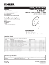 Kohler T10302-4M-CP Specification
