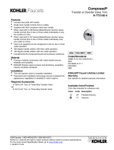 Kohler K-T73140-4-CP Dimensions Guide