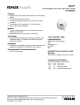 Kohler K-T97022-4-CP Dimensions Guide