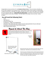 Symphony Shower Doors SS11.50X80MB Installation guide