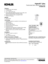 Kohler K-96058-SS-0 Dimensions Guide