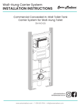 Swiss Madison SM-WC426 Wall Hung Carrier System Installation guide