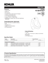 Kohler 5016-ET-0 Dimensions Guide