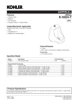 Kohler 5024-T-0 Dimensions Guide