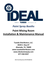 Ideal Distributors Paint Mixing Room 10'L-8'W-8'H 3PH115/230V PSB-PMR1088-3PH-230V-AK Installation guide