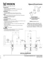 Moen WS84004 Specification