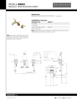 Elements of Design EB963 Dimensions Guide