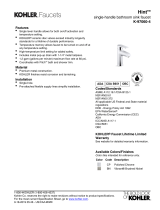 Kohler K-97060-4-BN Dimensions Guide