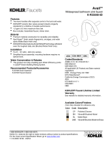 Kohler K-R33048-4D-2MB Dimensions Guide