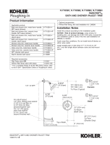 Kohler 10588-BN User manual