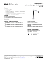 Kohler K-77987-BN Dimensions Guide