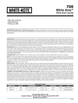 WHITE-KOTE 7005-GA User manual