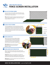 FenceScreen FSPSL1-5038GR Installation guide