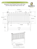 Zippity Outdoor Products ZP19002 Specification