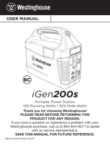 Westinghouse IGEN200S User manual