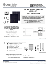 GrapeSolar GS-200-KIT 200 Watt Off-Grid Charging Kit User guide