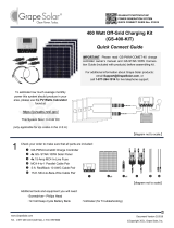 Grape Solar GS-400-KIT 400 Watt Off-Grid Charging Kit User guide