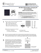 GrapeSolar 100 Watt Off-Grid Basic Charging Kit GS-100-BASIC User guide