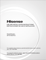 Hisense AP1019CR1G User manual