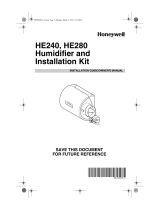 Honeywell HE240A2001 Installation guide