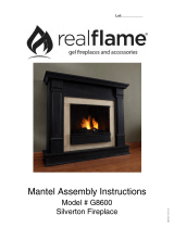 Real Flame G8600E-B Operating instructions