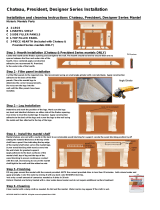 HISTORIC MANTELS LIMITED CM14004 Installation guide