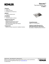 Kohler 3362-1-NA Dimensions Guide