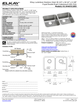 Elkay ELUHAD311855 Dimensions Guide