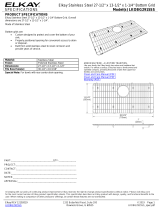 Elkay LKOBG2915SS Specification