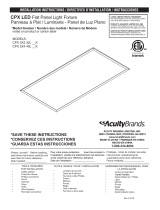 Lithonia Lighting CPX 2X4 ALO8 SWW7 M2 Installation guide
