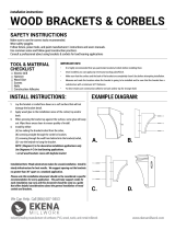Ekena Millwork BKT01X12X12CRAL User manual