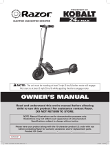 Kobalt 13111246 Operating instructions