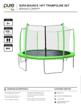 Pure FunSUPA-BOUNCE 12FT TRAMPOLINE SET