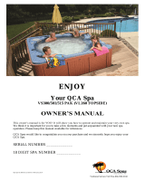 QCA Spas VS500 Spa Pak Owner's manual
