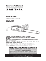 Craftsman CMECS600 Operating instructions