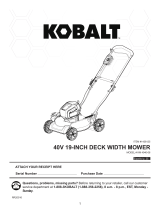 Kobalt KM 4040-06 Operating instructions